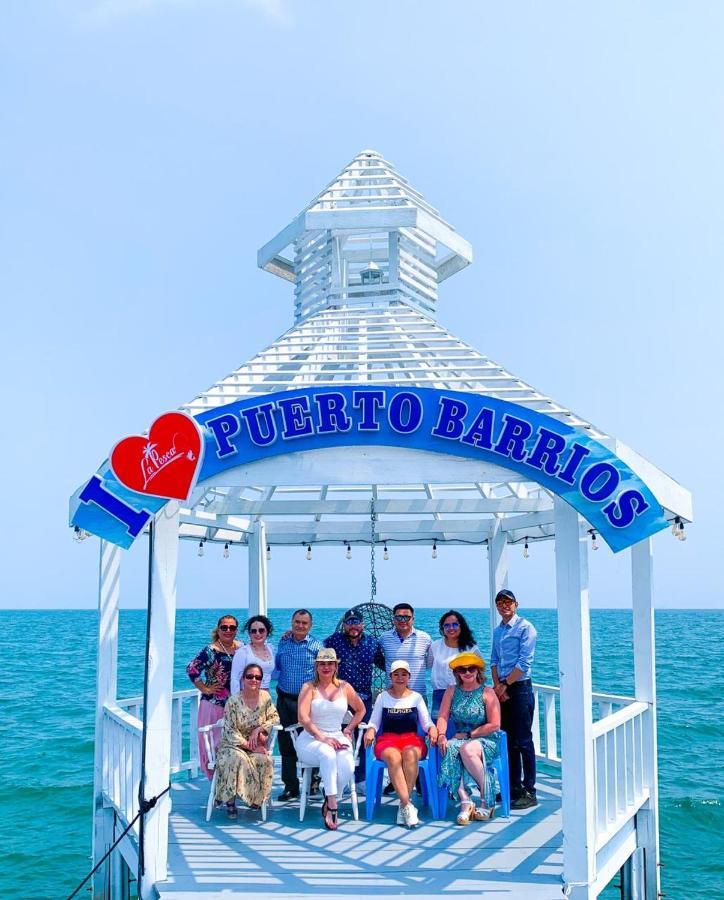 Restaurante Y Hotel “La Pesca” Puerto Barrios Exterior foto